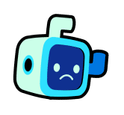 a sad robot